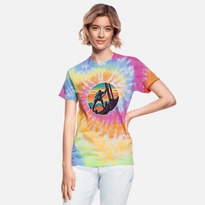 Climbing Retro Mountains Climber