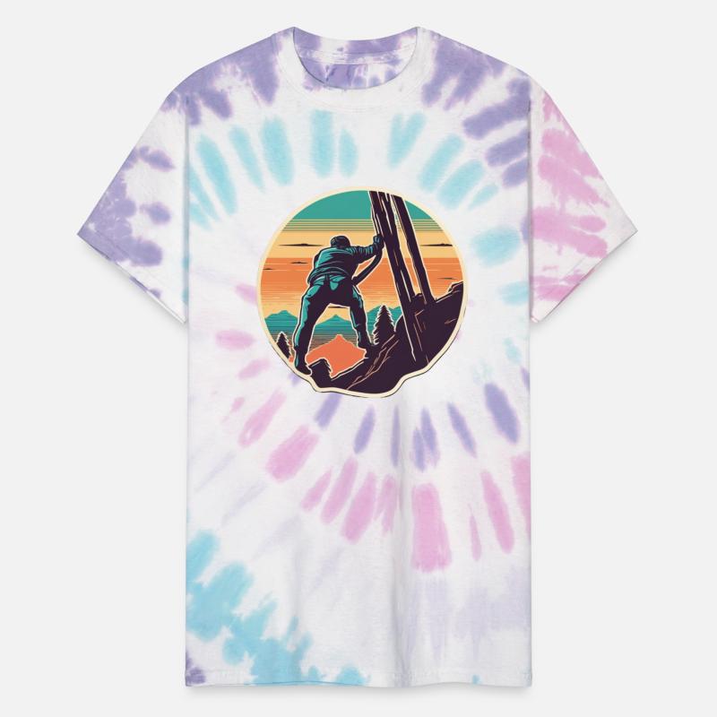 Climbing Retro Mountains Climber