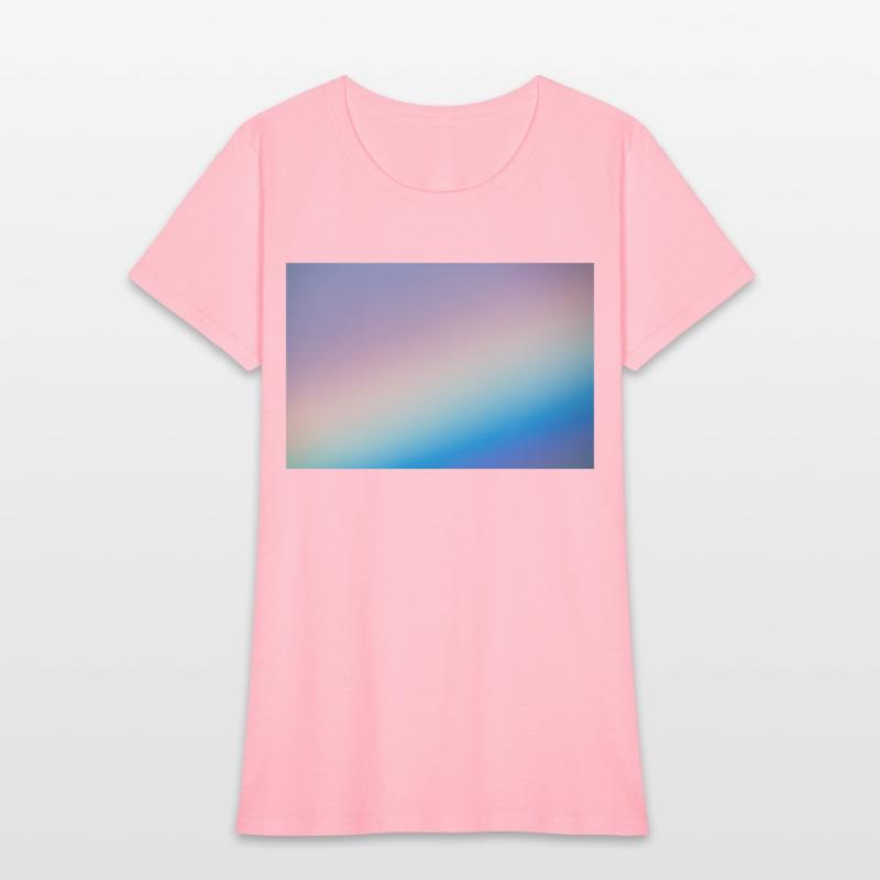 Closeup of a beautiful rainbow in the morning sky.