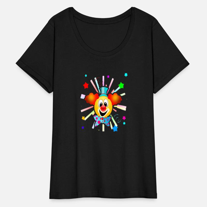 Clown Laughing Blue Partying Stars Bowtie