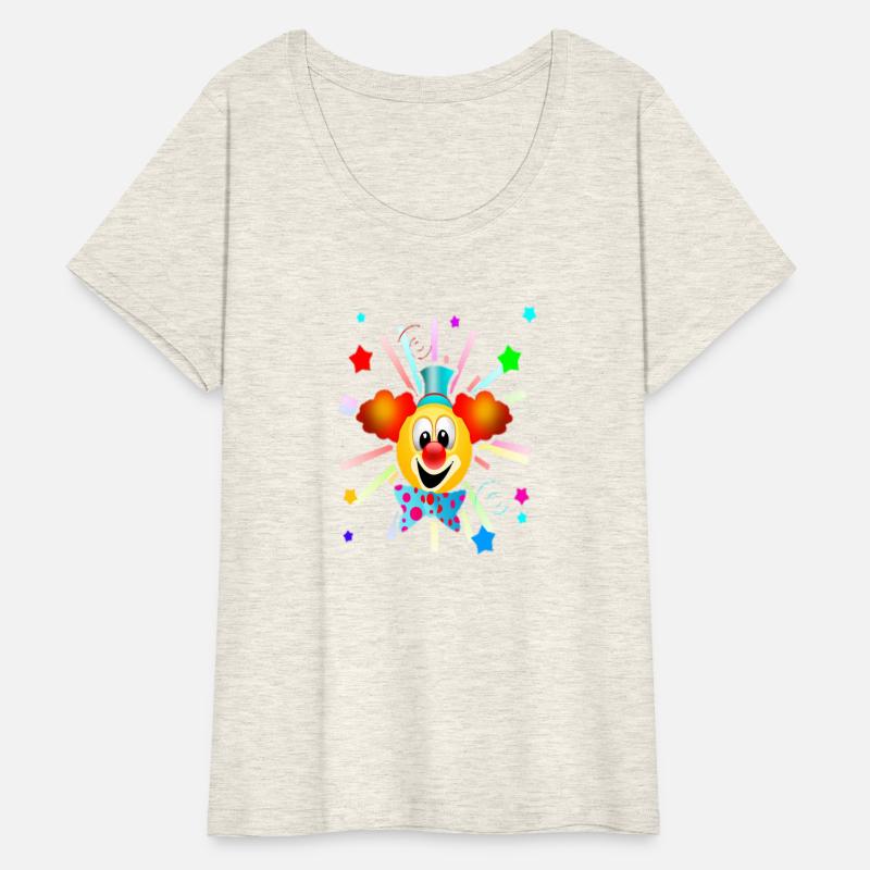 Clown Laughing Blue Partying Stars Bowtie