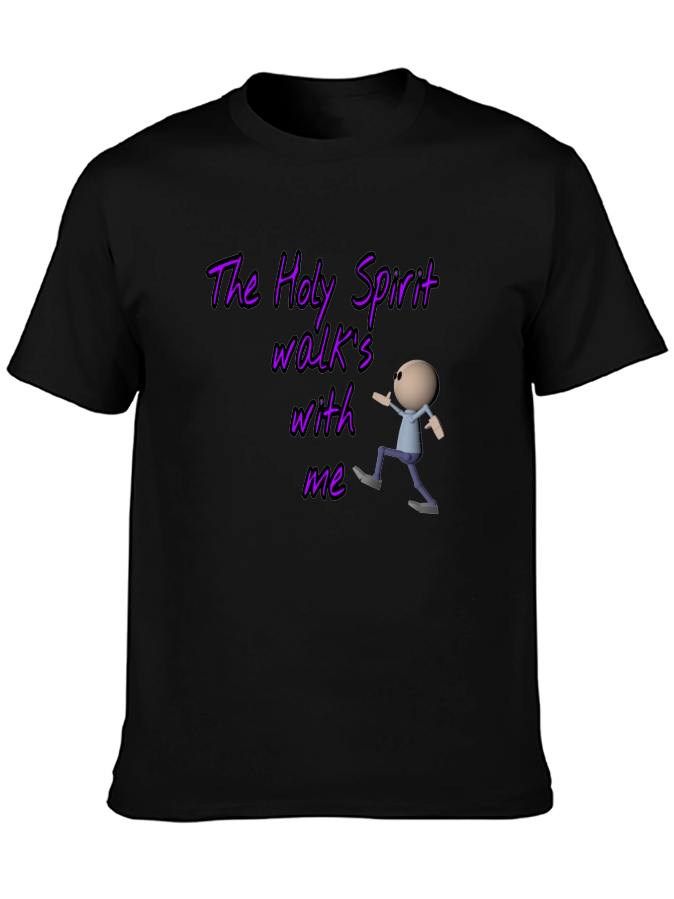 The Holy Spirit Walks With Me Graphic T-Shirt