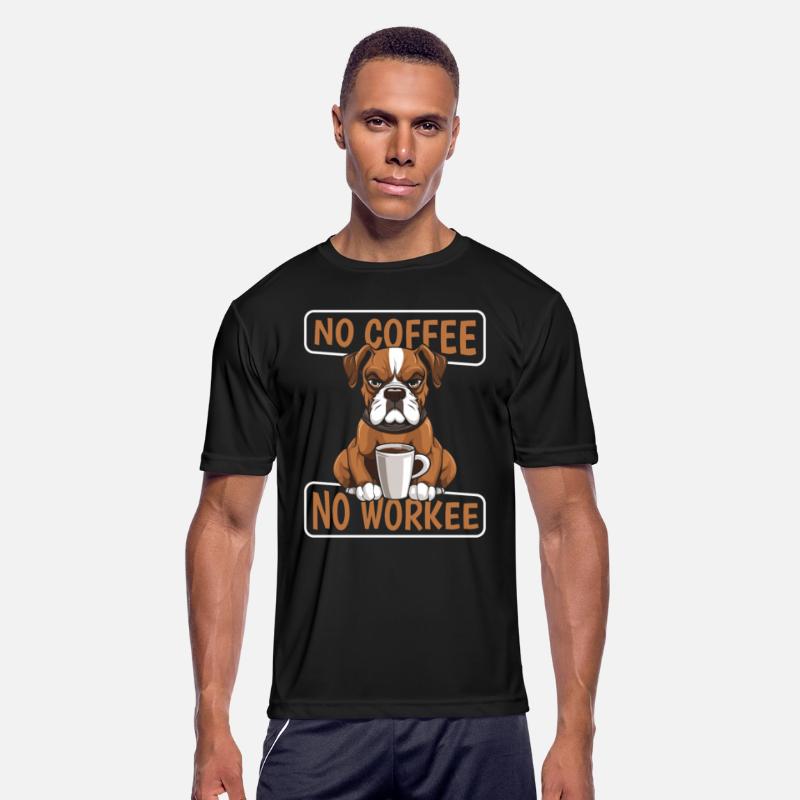 Coffee Boxer Dog No Coffee No Workee