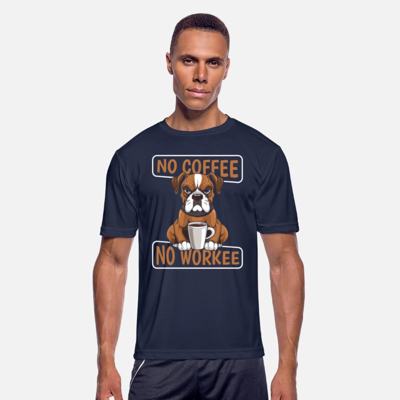 Coffee Boxer Dog No Coffee No Workee