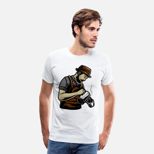 Coffee shop logo on transparent background PNG