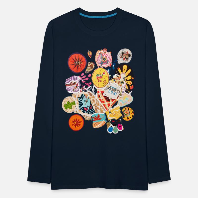 Colorful Artistic Collage of Stickers