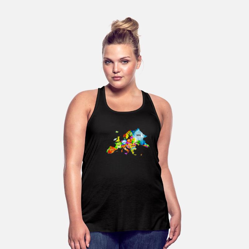 Colorful Map Of Europe