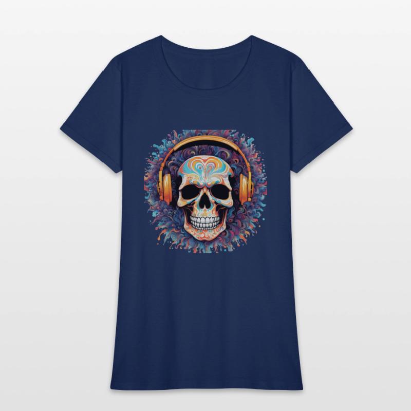 Colorful Skull Headphone