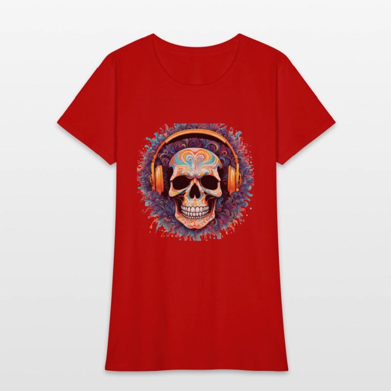 Colorful Skull Headphone