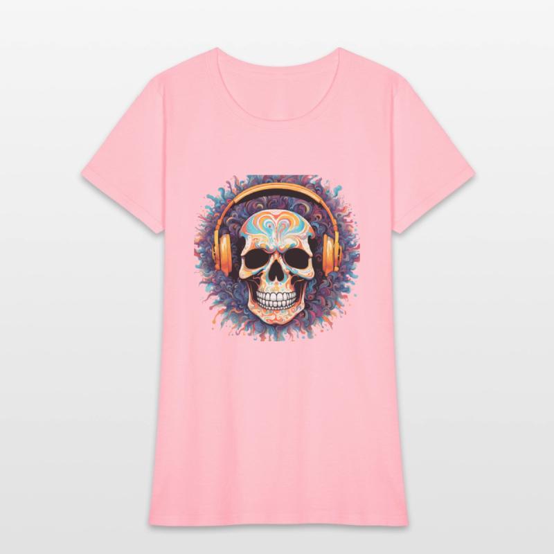 Colorful Skull Headphone