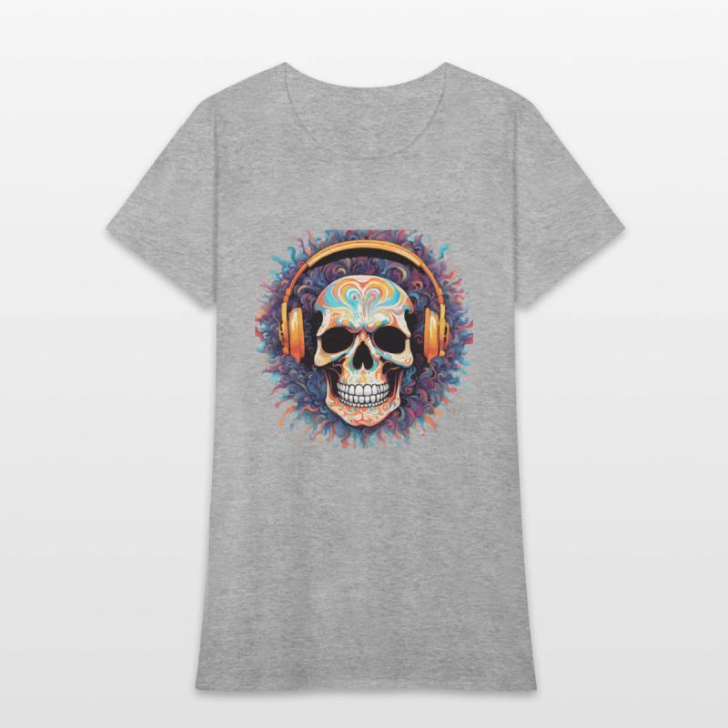 Colorful Skull Headphone