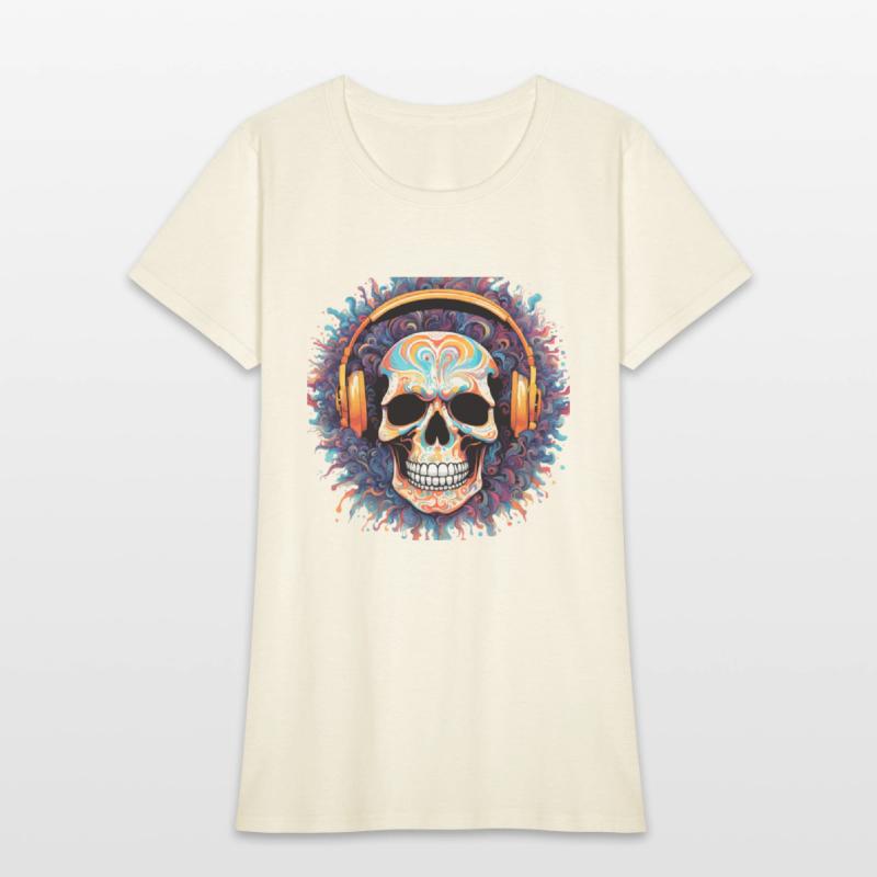 Colorful Skull Headphone