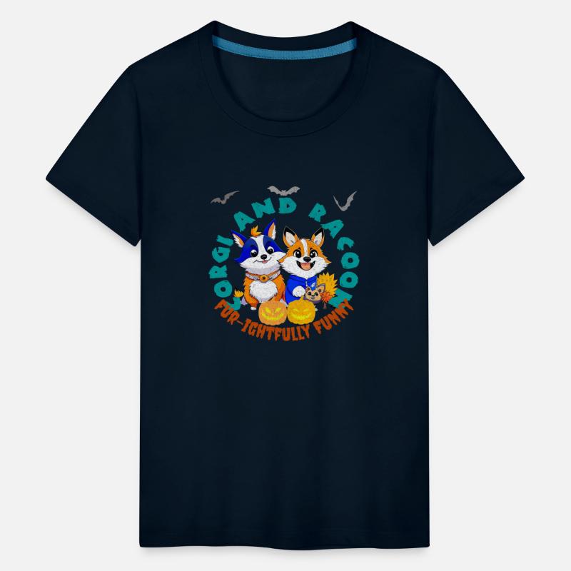 Corgi and Racoon Fur ightfully Funny