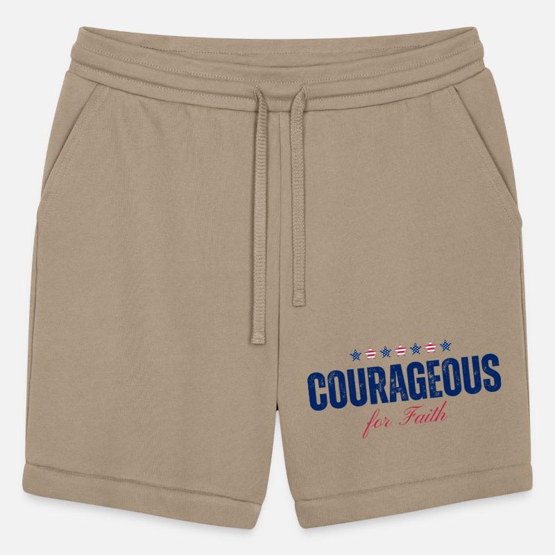 Courageous for Faith Patriotic Design