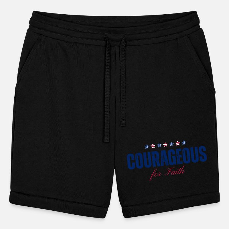 Courageous for Faith Patriotic Design