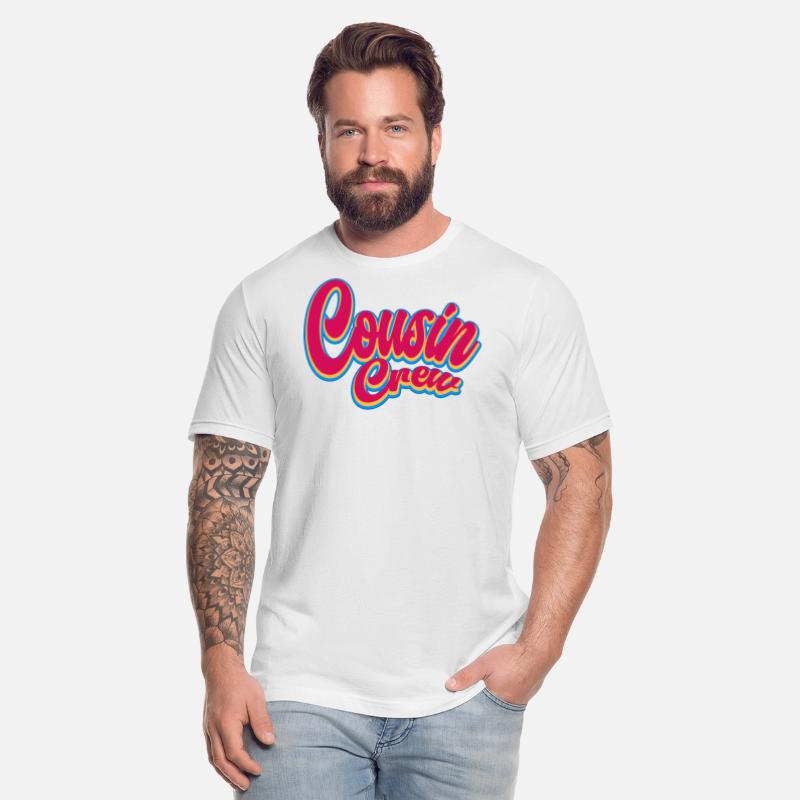 Cousin Family Matching Typography Colorful Retro