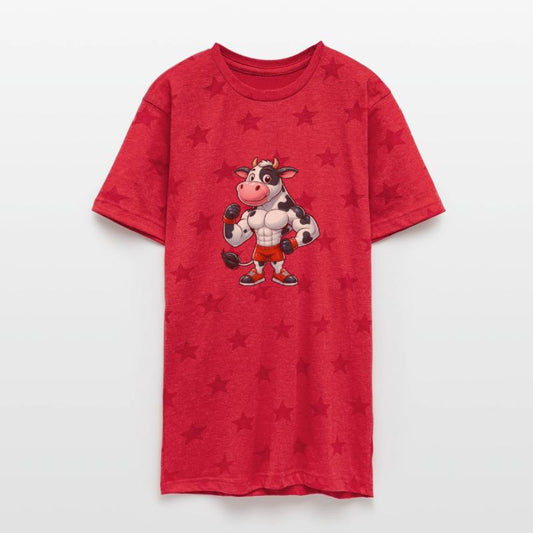 Cow bull fitness workout gym training bodybuilder