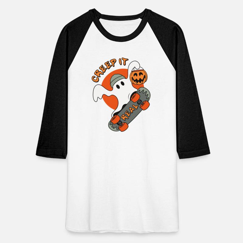 Creep It Real Halloween Skater Ghost Skating