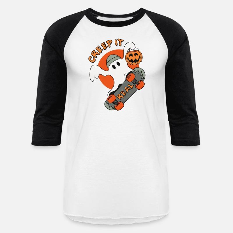 Creep It Real Halloween Skater Ghost Skating