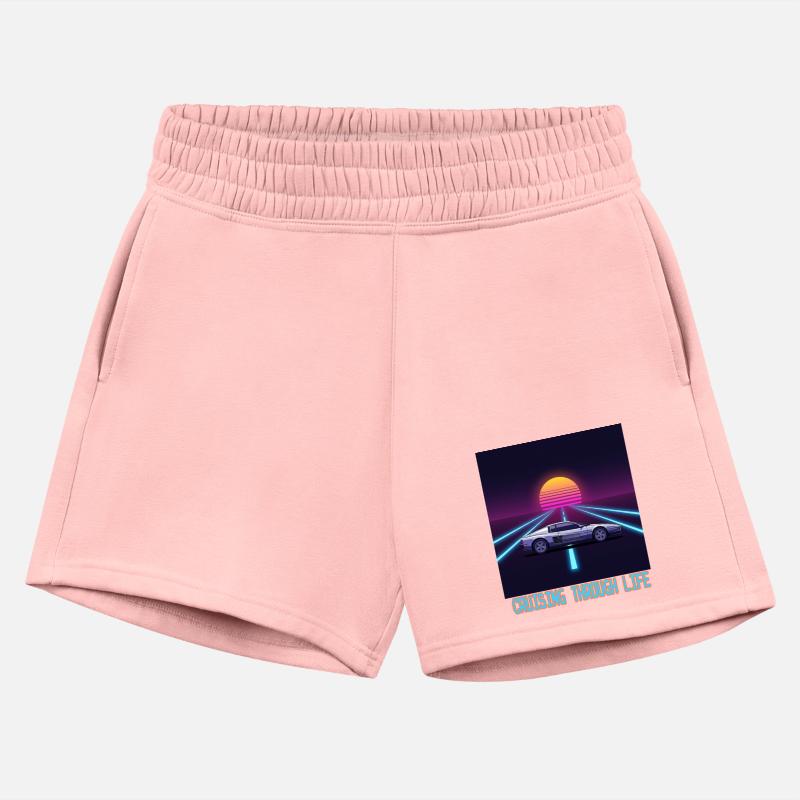 Cruising Through Life Retro Car & Sunset T-shirt