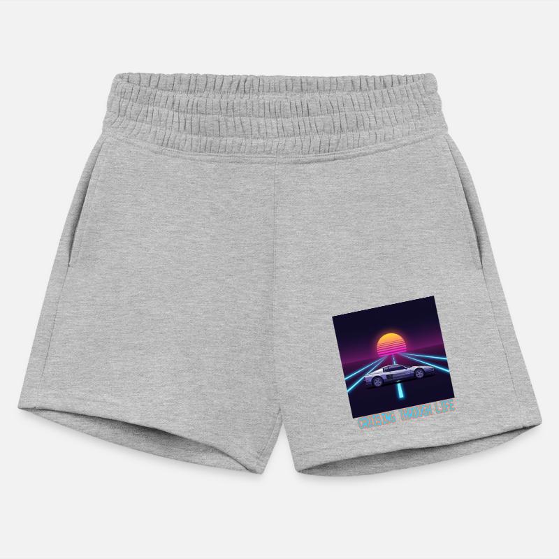 Cruising Through Life Retro Car & Sunset T-shirt