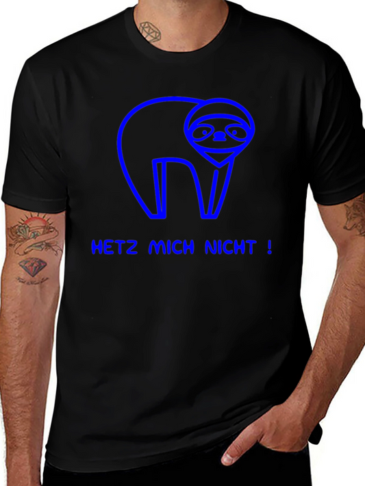 Sloth Graphic T-Shirt - Dont Rush Me!