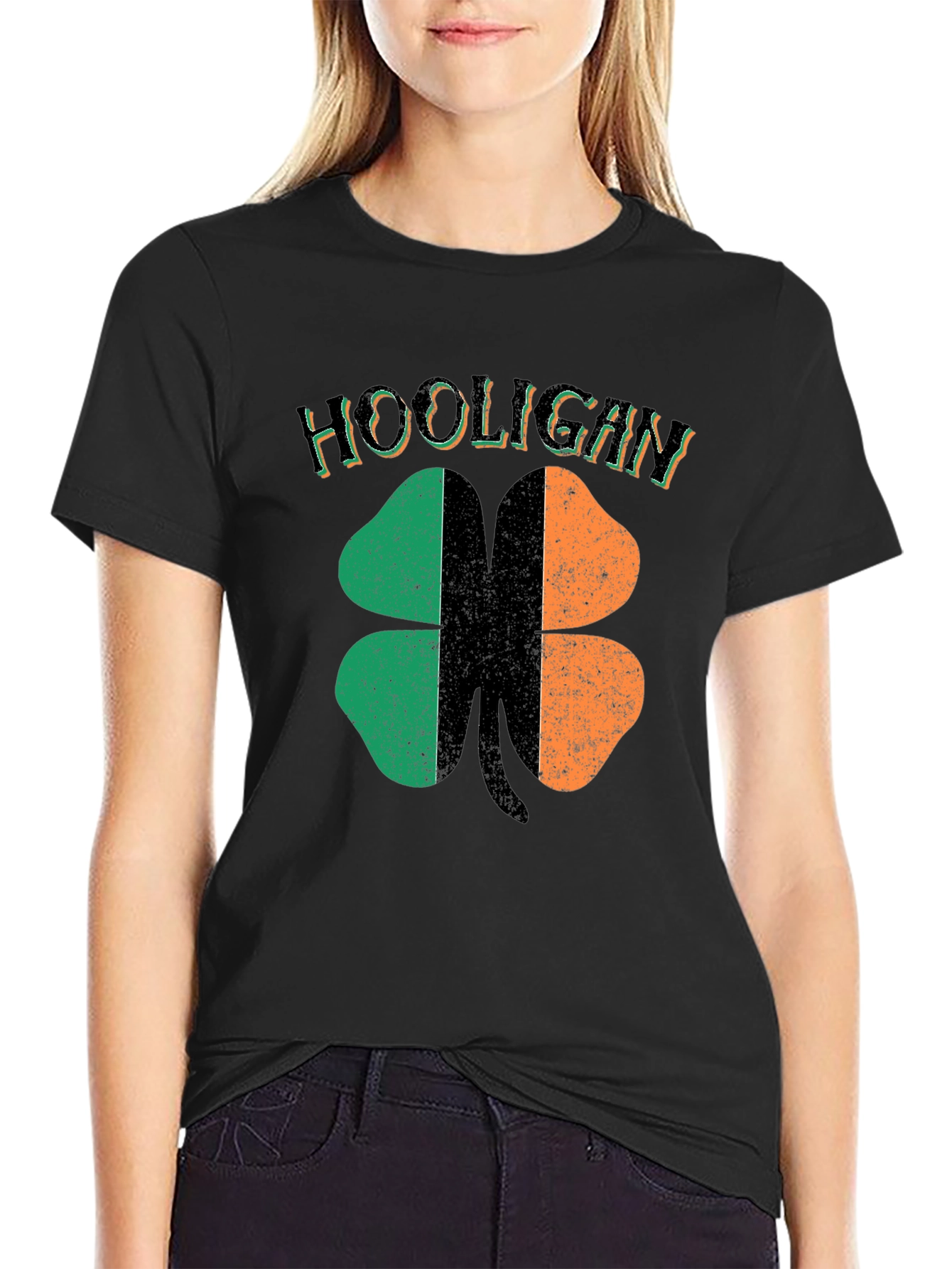Hooligan Irish Flag Shamrock St. Patricks Day T-Shirt