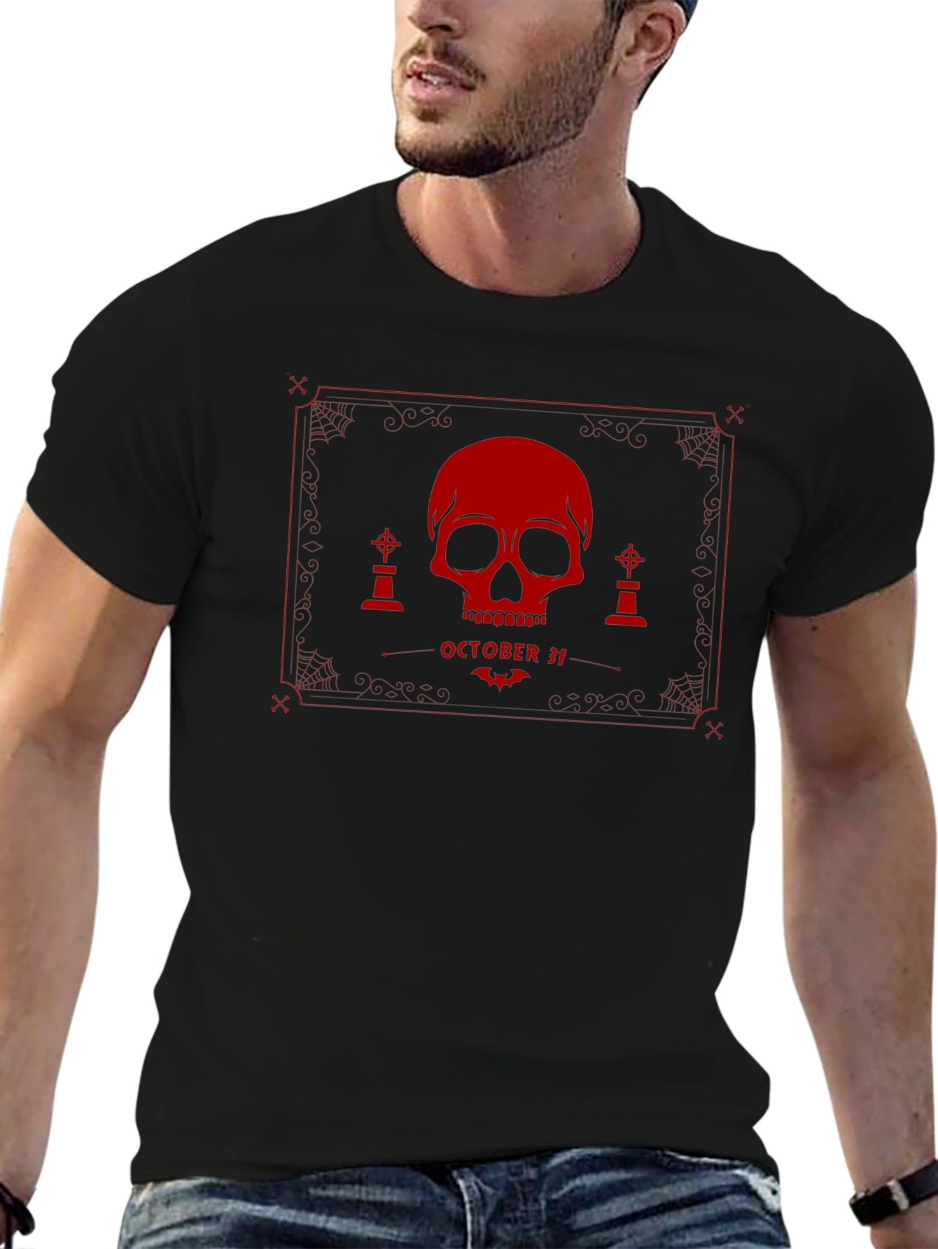 October 31st Skull Graphic Tee