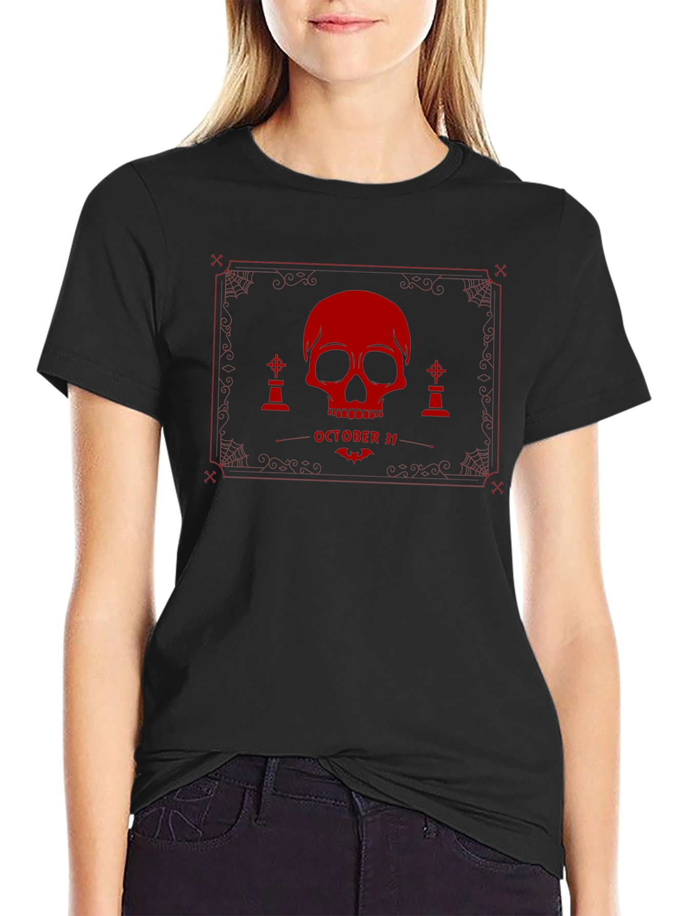 October 31st Skull Graphic Tee