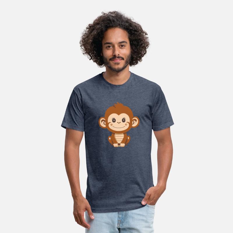 Cute baby Monkey smiling