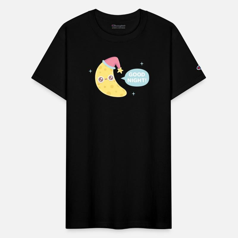 Cute Crescent Moon Says Good Night