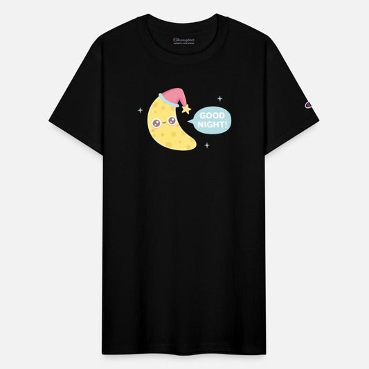 Cute Crescent Moon Says Good Night