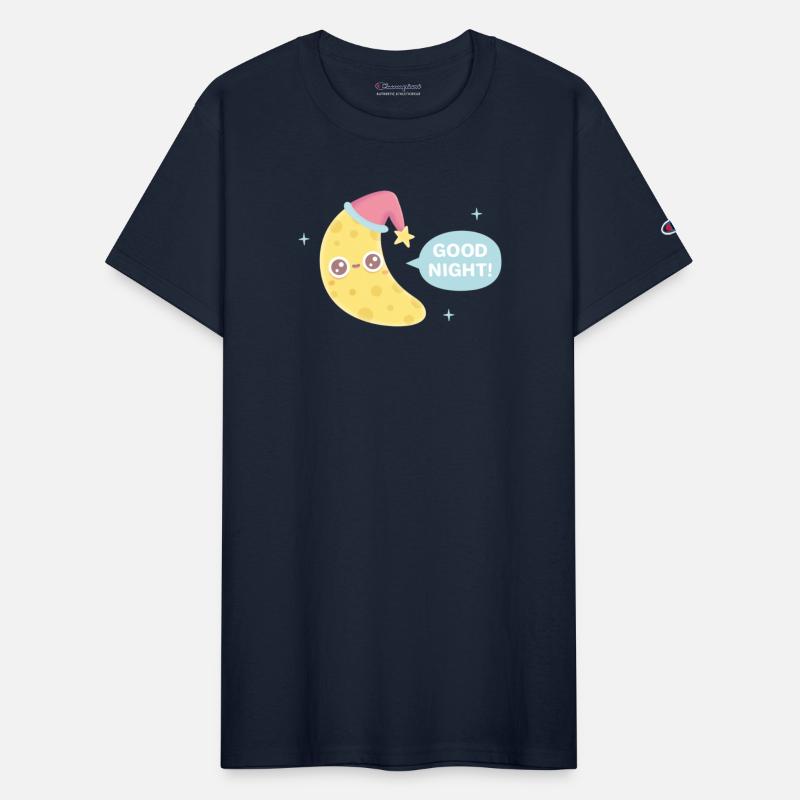 Cute Crescent Moon Says Good Night