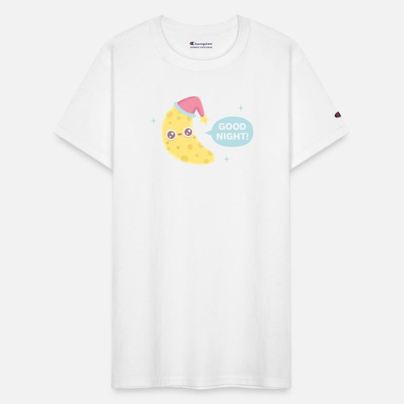 Cute Crescent Moon Says Good Night