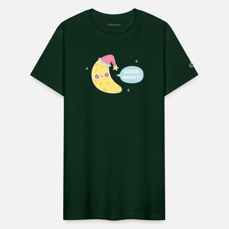 Cute Crescent Moon Says Good Night