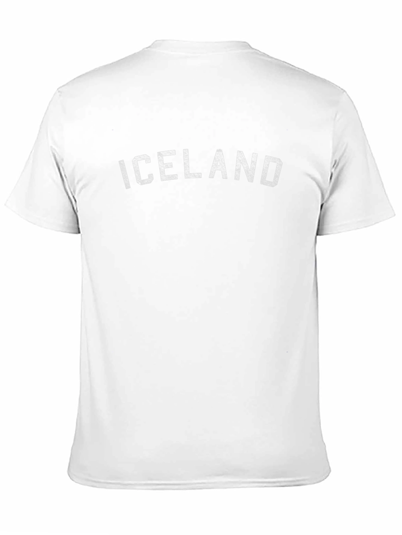 Iceland Black T-Shirt - Distressed Graphic Tee