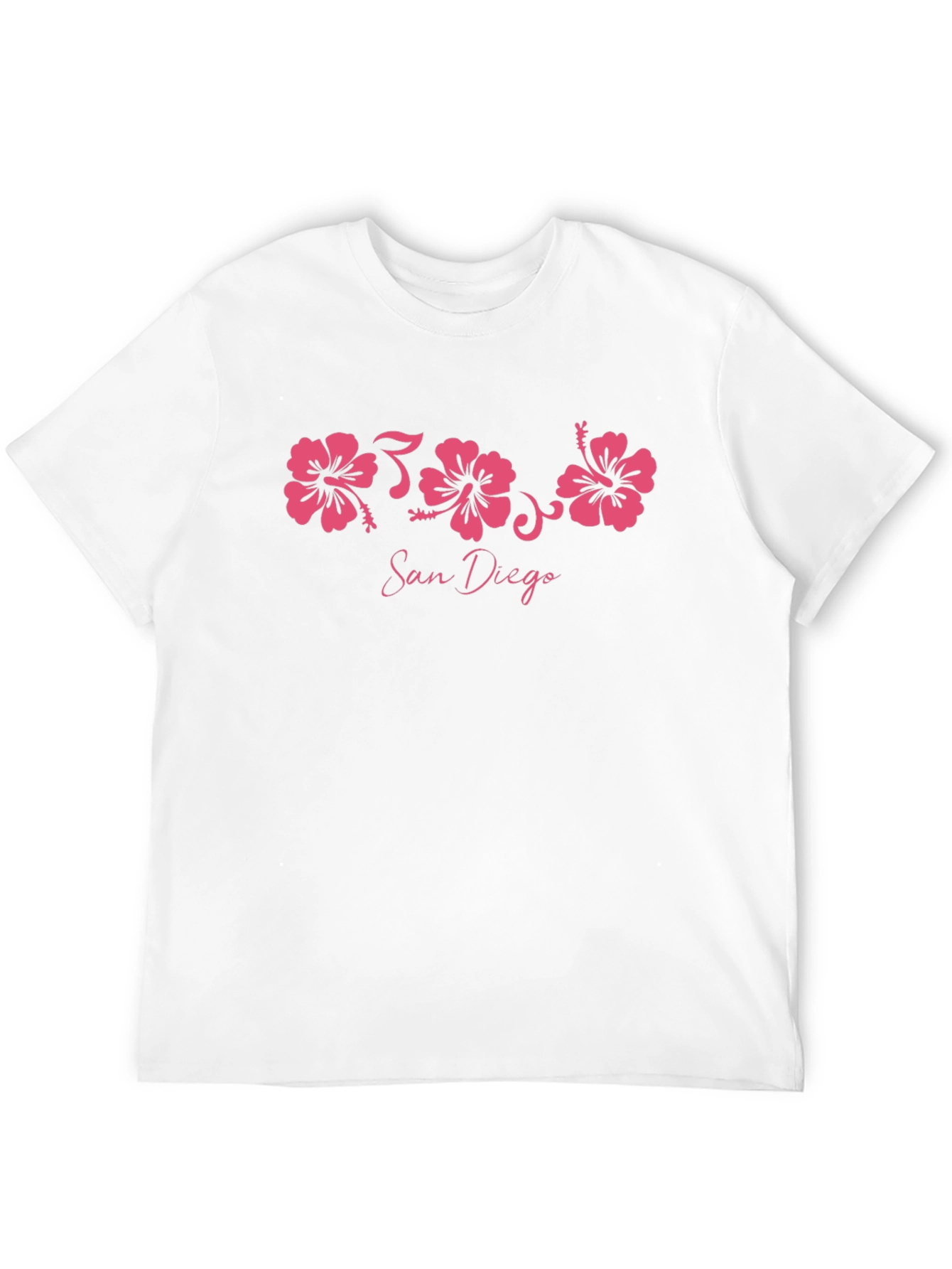 San Diego Hibiscus Black T-Shirt