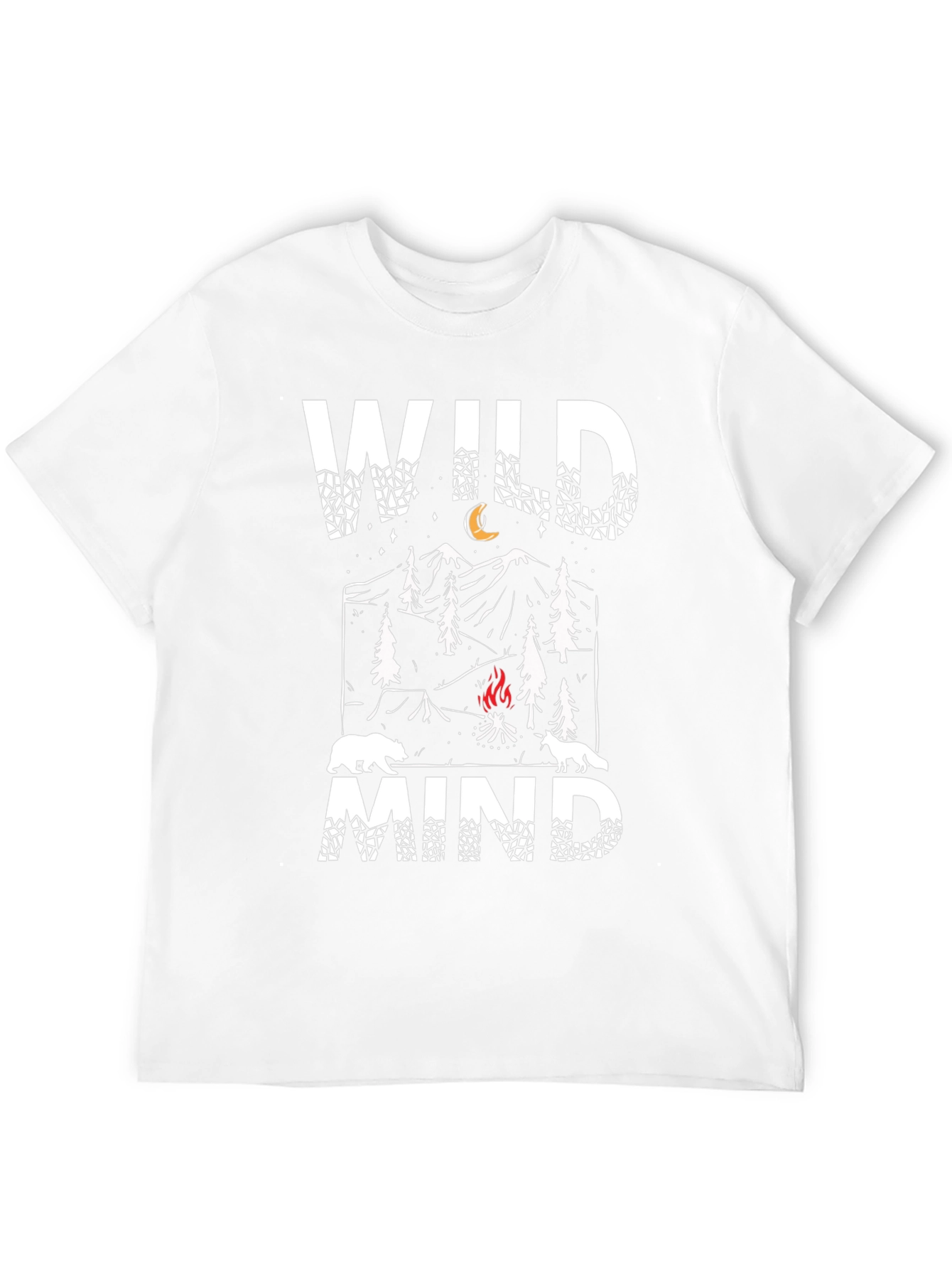 Wild Mind Nature Graphic T-Shirt - Black