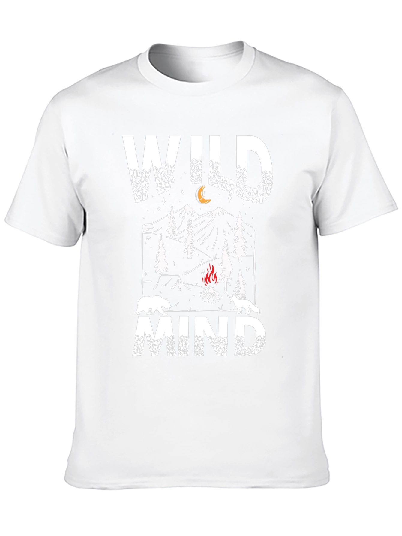 Wild Mind Nature Graphic T-Shirt - Black