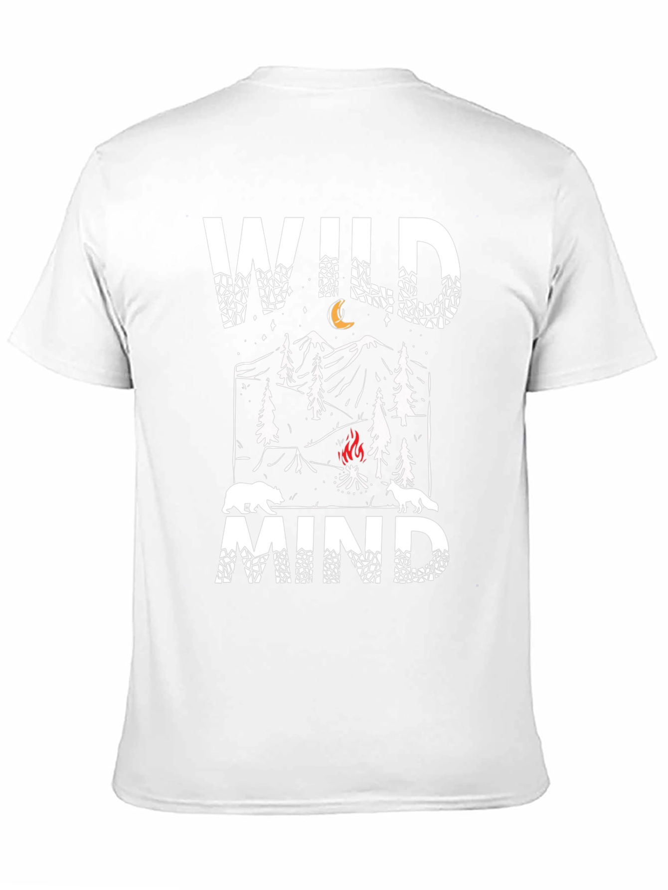 Wild Mind Nature Graphic T-Shirt - Black