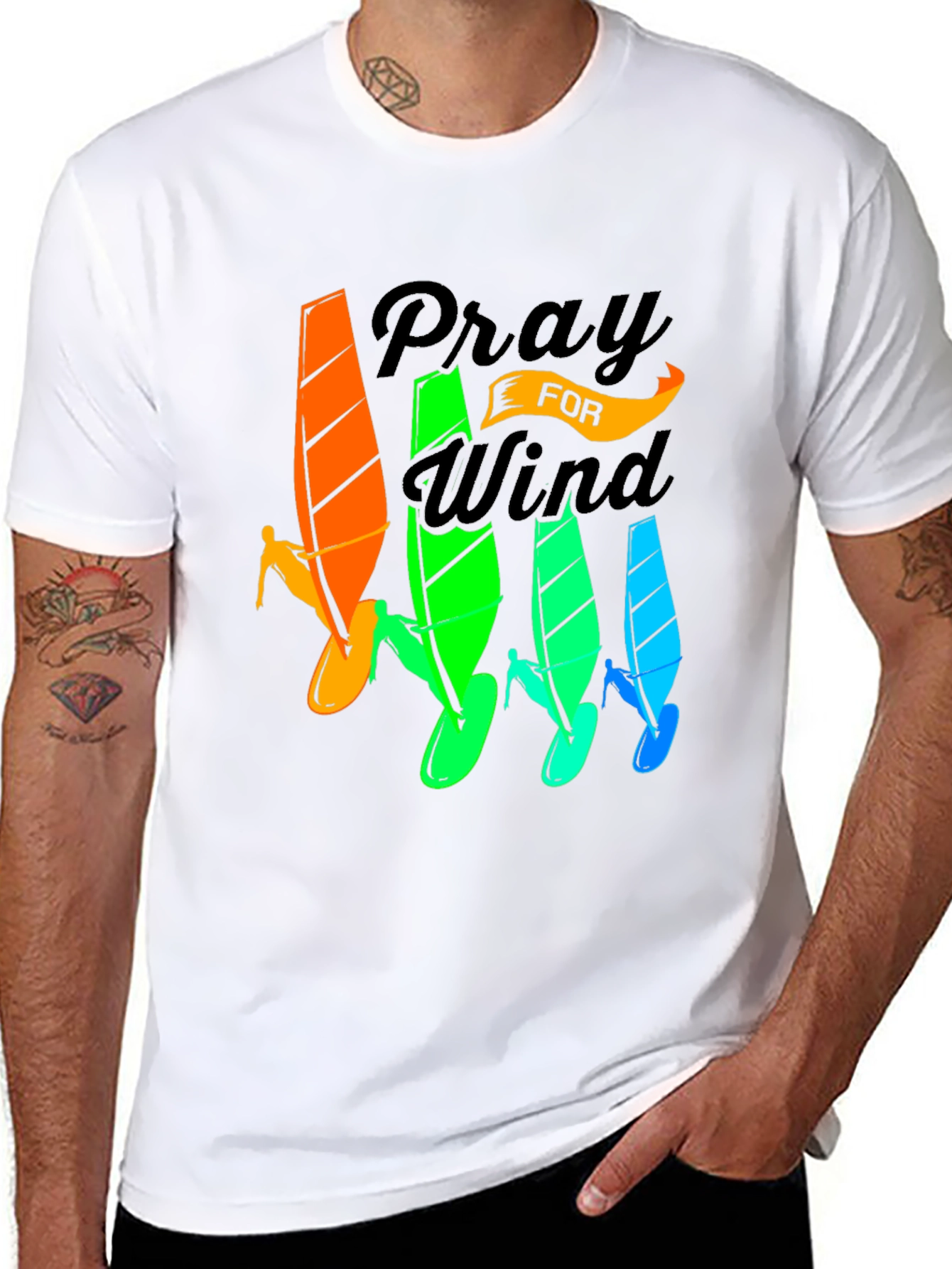 Pray for Wind Graphic T-Shirt
