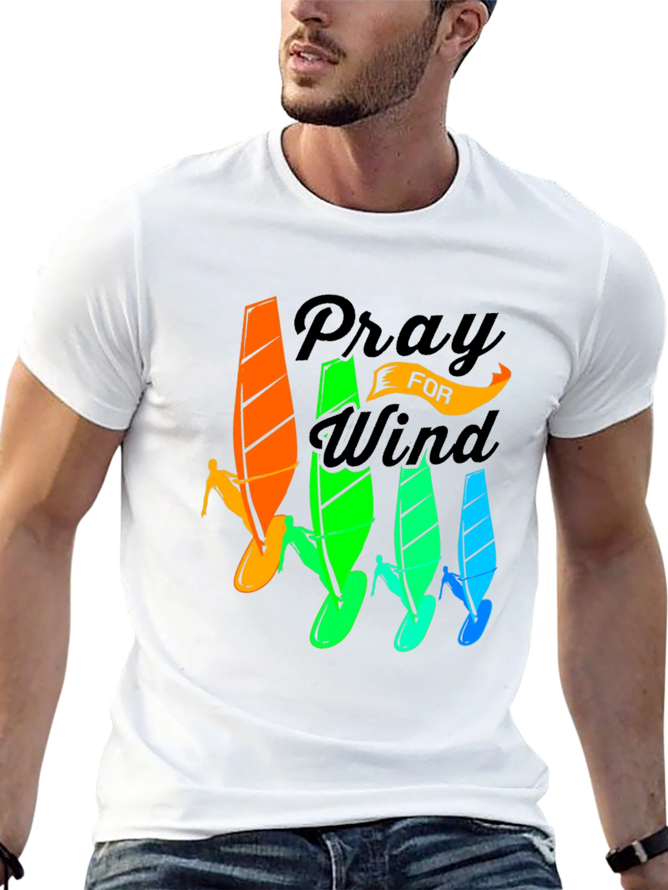 Pray for Wind Graphic T-Shirt