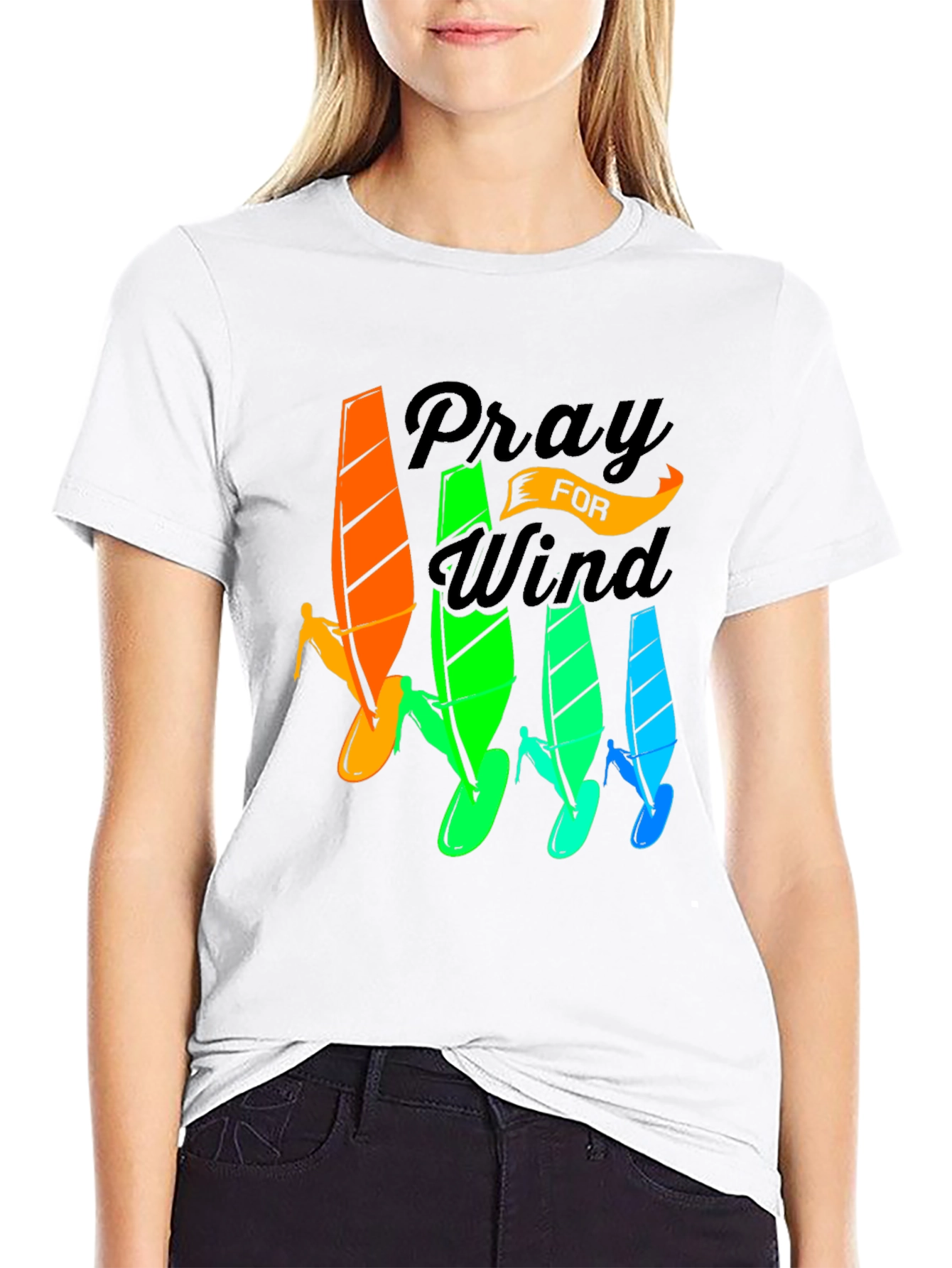 Pray for Wind Graphic T-Shirt