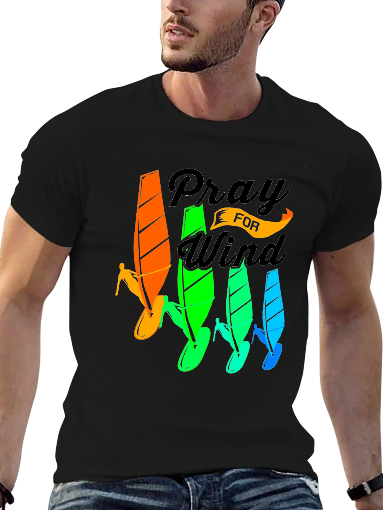 Pray for Wind Graphic T-Shirt