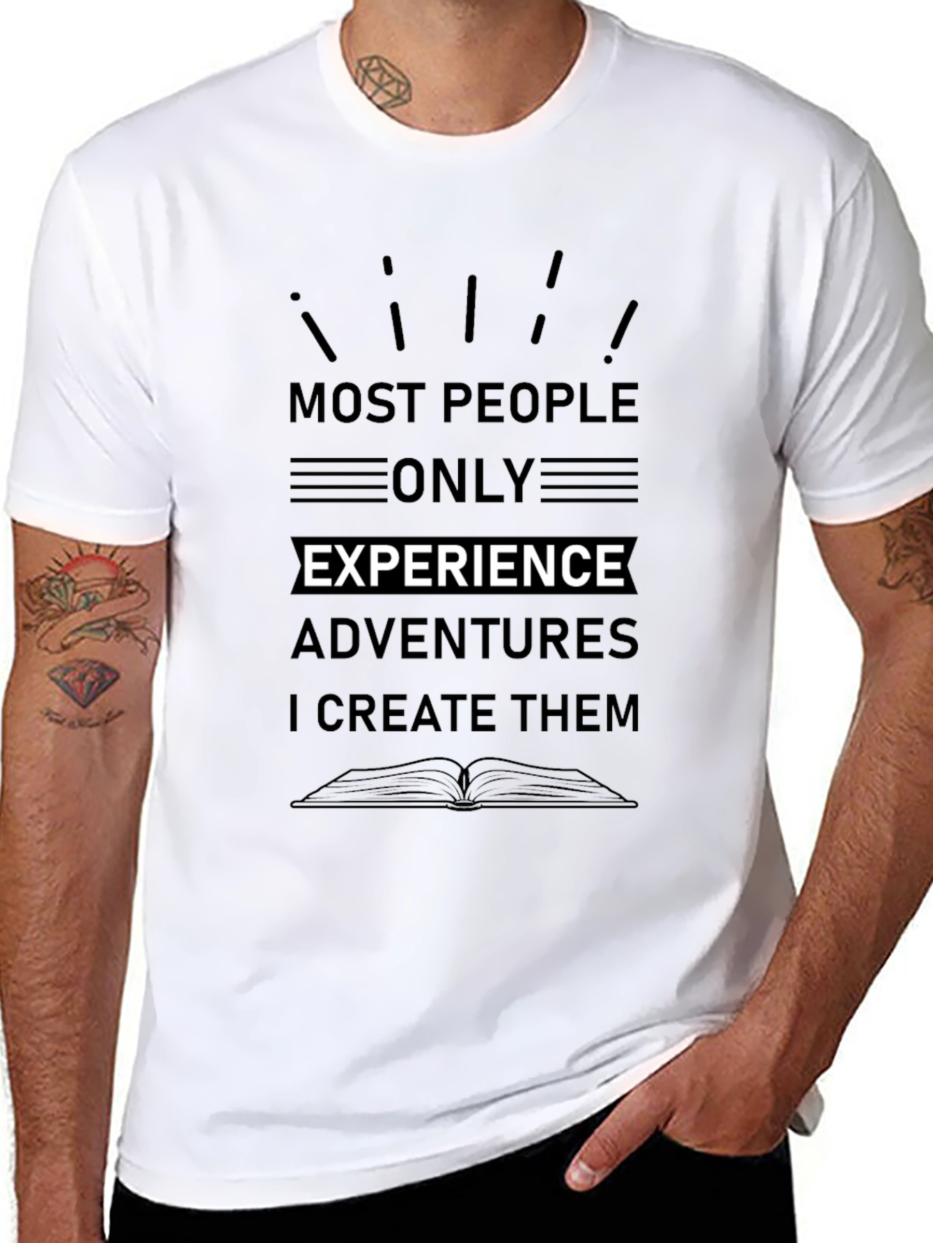 Most People Only Experience Black T-Shirt
