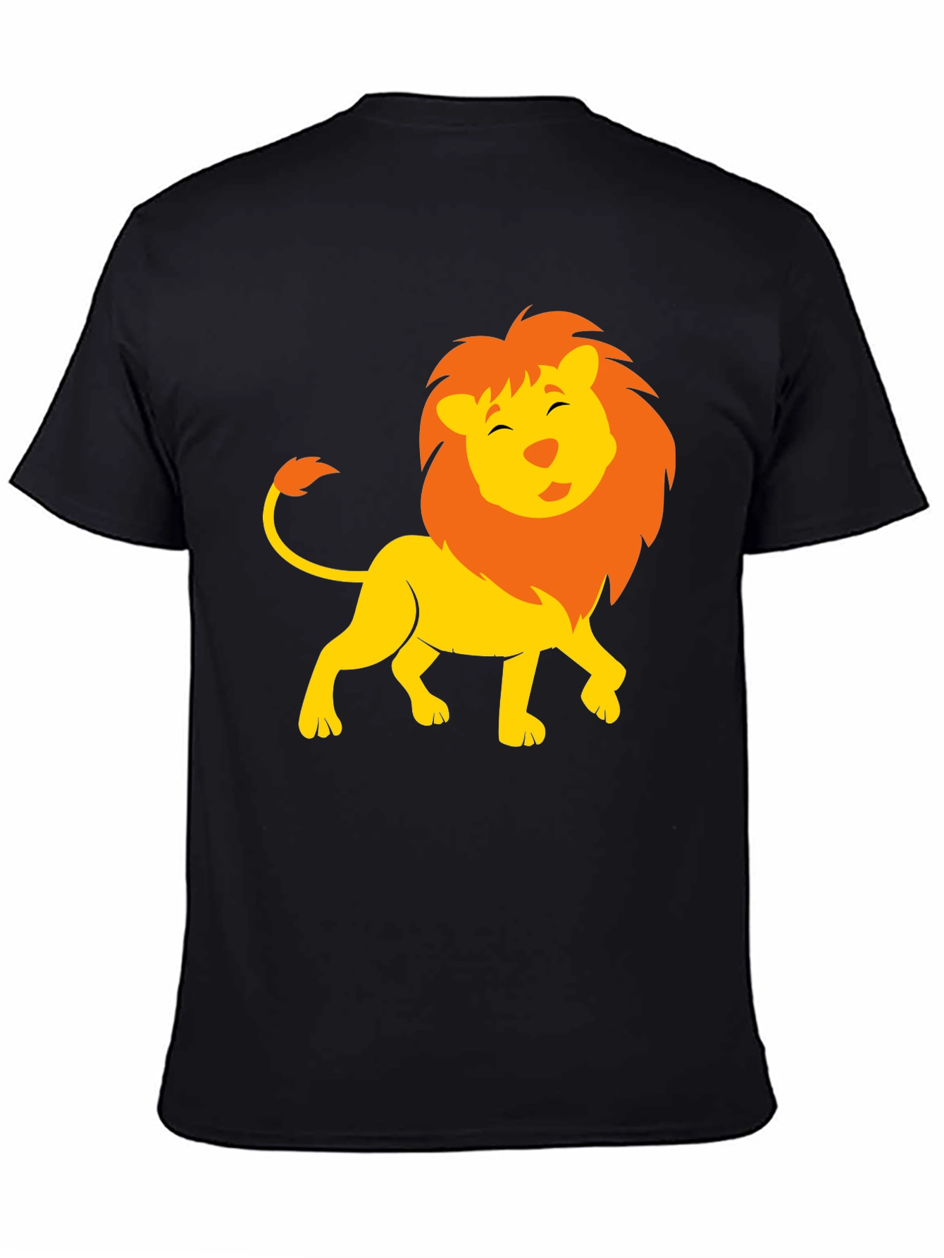 Lion Graphic Black T-Shirt