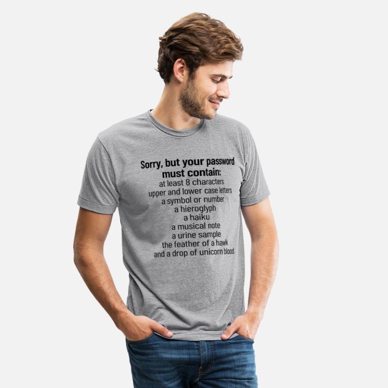 Cyber Security Funny Password Requirements