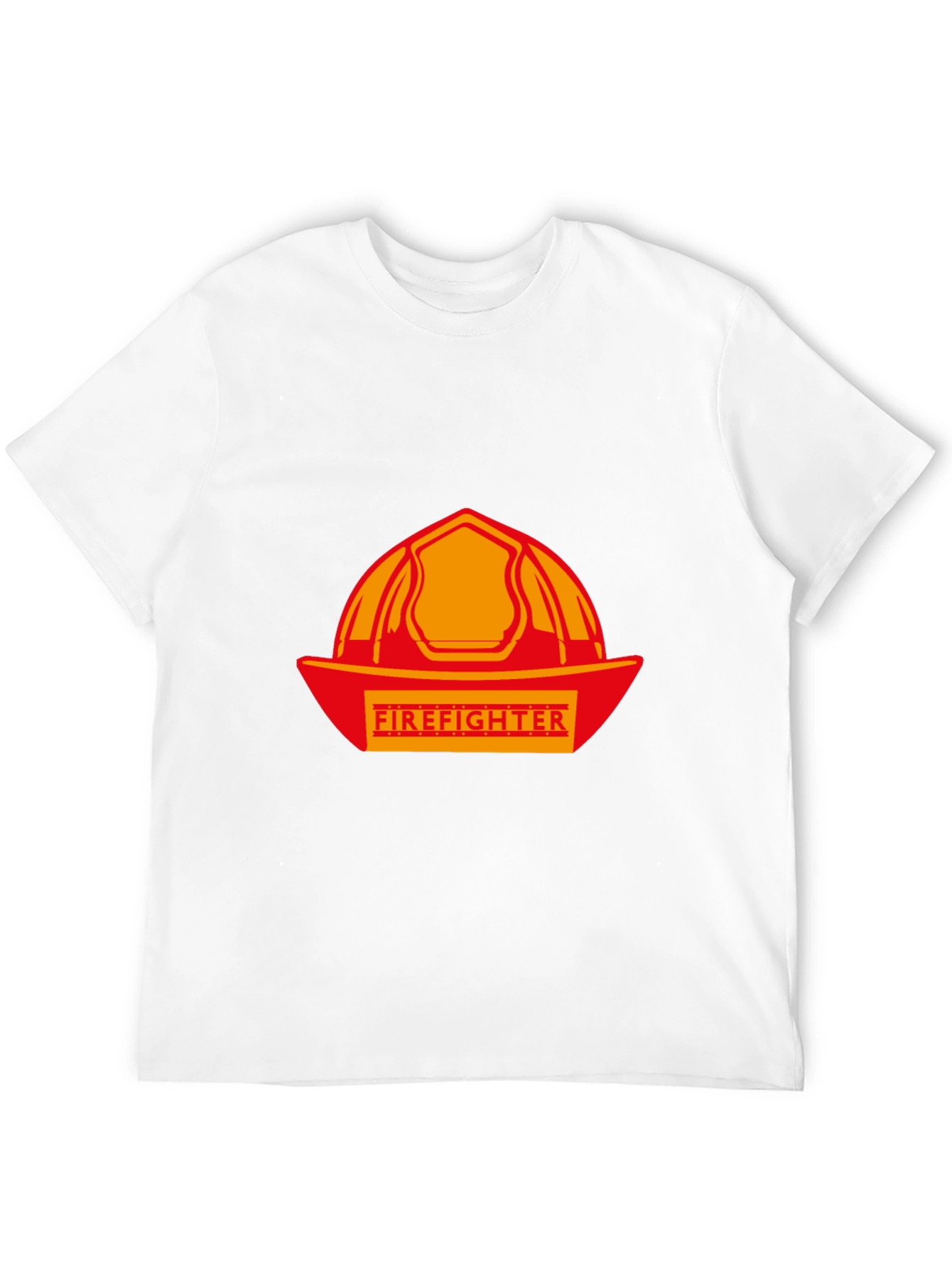 Firefighter Helmet T-Shirt - Black Graphic Tee