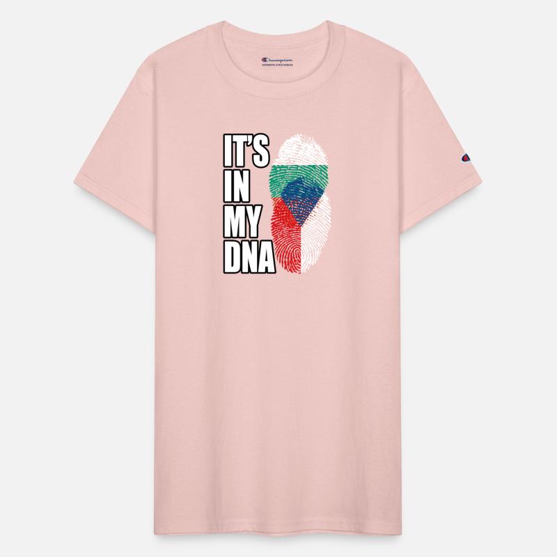 Czech And Bulgarian Mix Heritage DNA Flag
