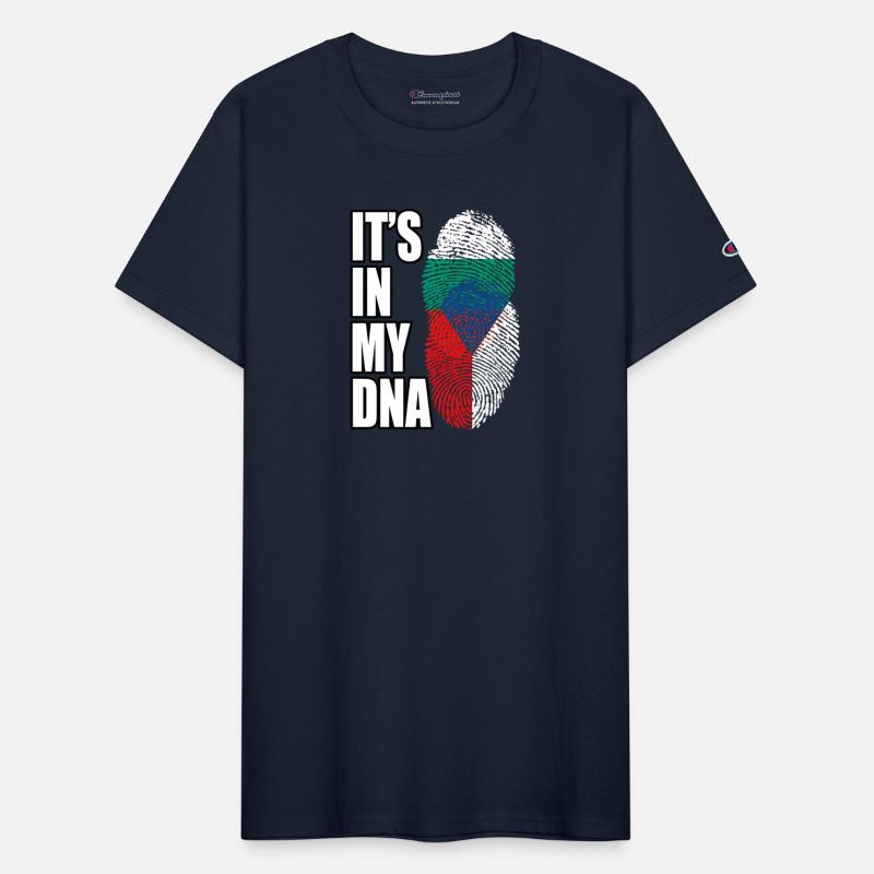 Czech And Bulgarian Mix Heritage DNA Flag